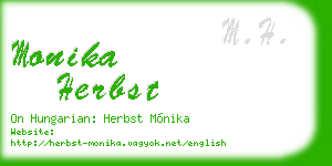 monika herbst business card