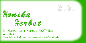 monika herbst business card